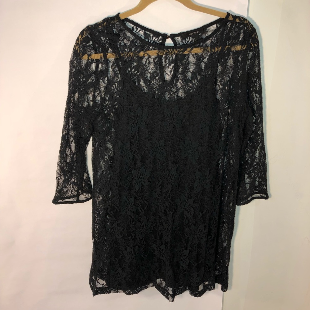 Black, lace, fancy dress